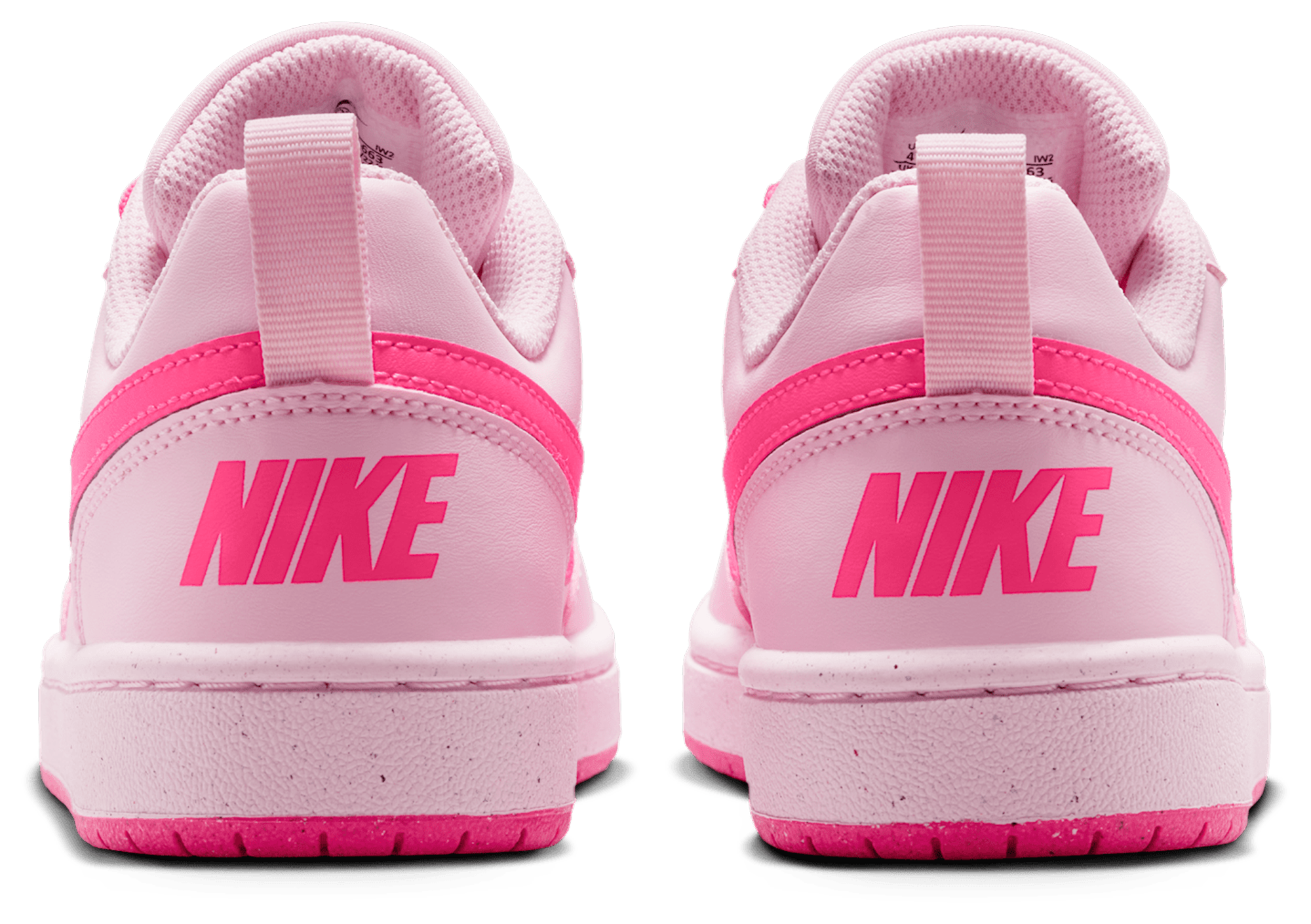 Nike Court Borough Low Recraft 童款 - Pink Foam/Hyper Pink/White - Image 3