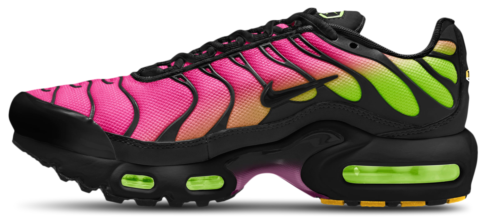 Nike Air Max Plus 童款 - Black/Black/Hyper Pink - Image 2