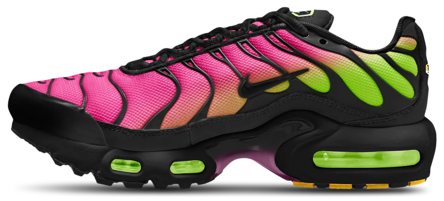 Nike Air Max Plus 童款 - Black/Black/Hyper Pink - Image 2