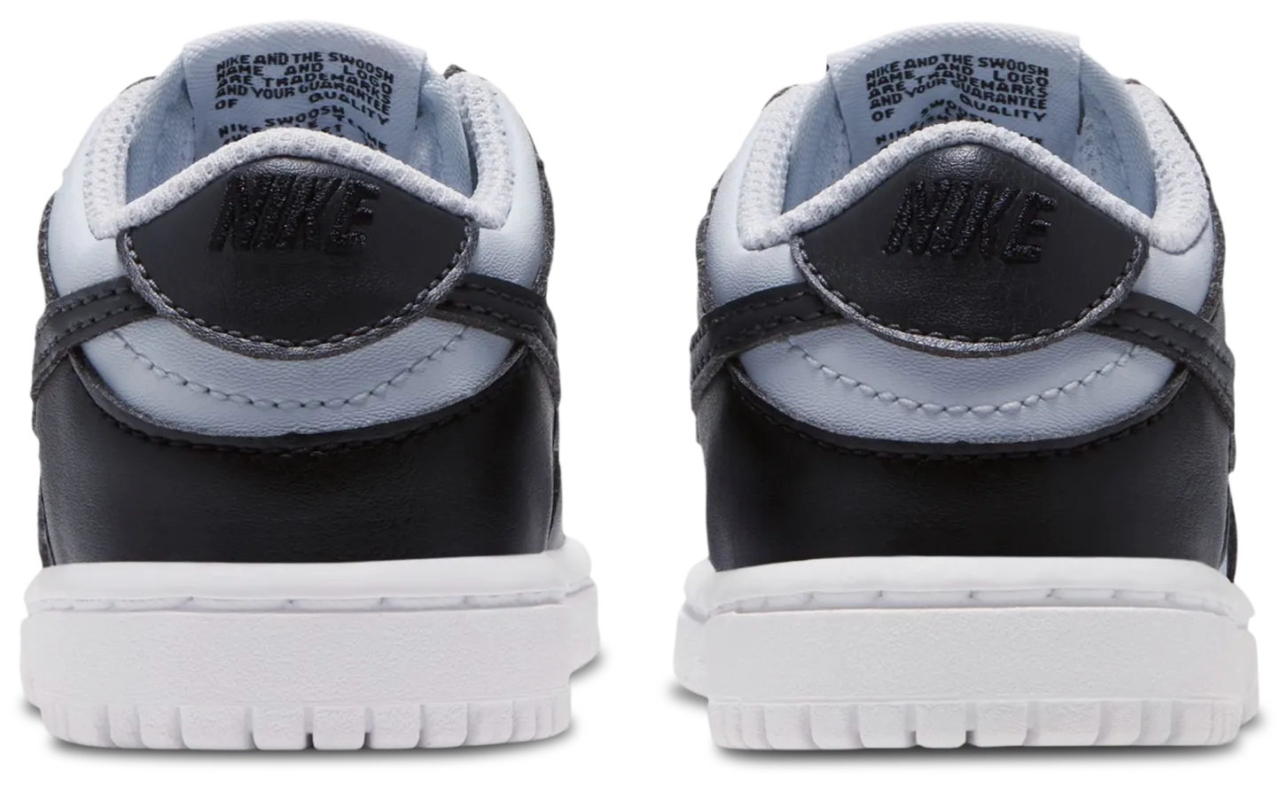 Nike Dunk Low 童款 - White/Grey - Image 3