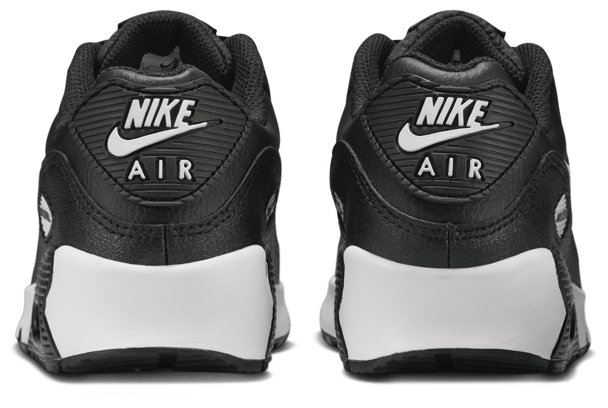 Nike Air Max 90 童款 - Black/Black/White - Image 3