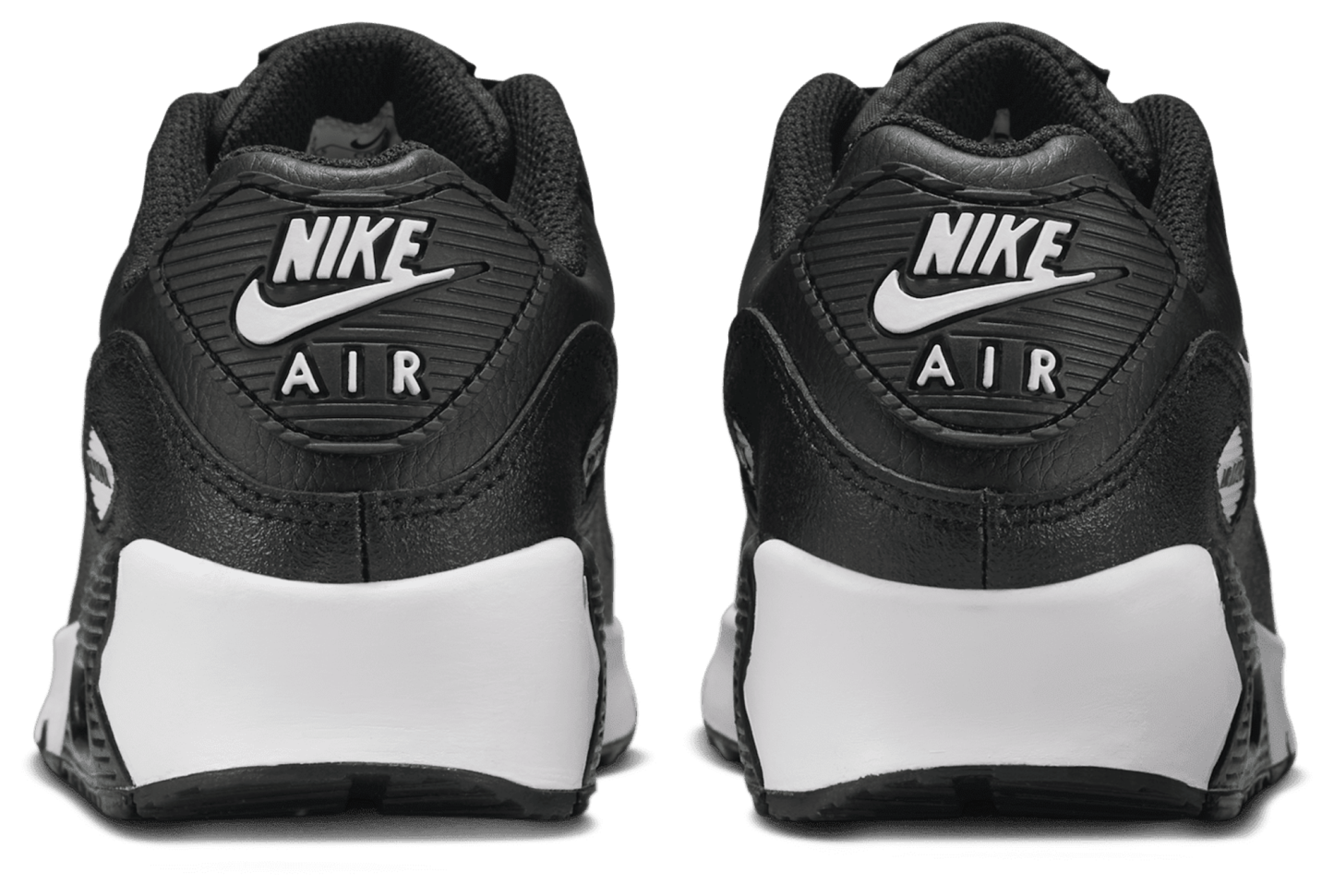 Nike Air Max 90 童款 - Black/Black/White - Image 3