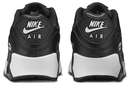 Nike Air Max 90 童款 - Black/Black/White - Image 3