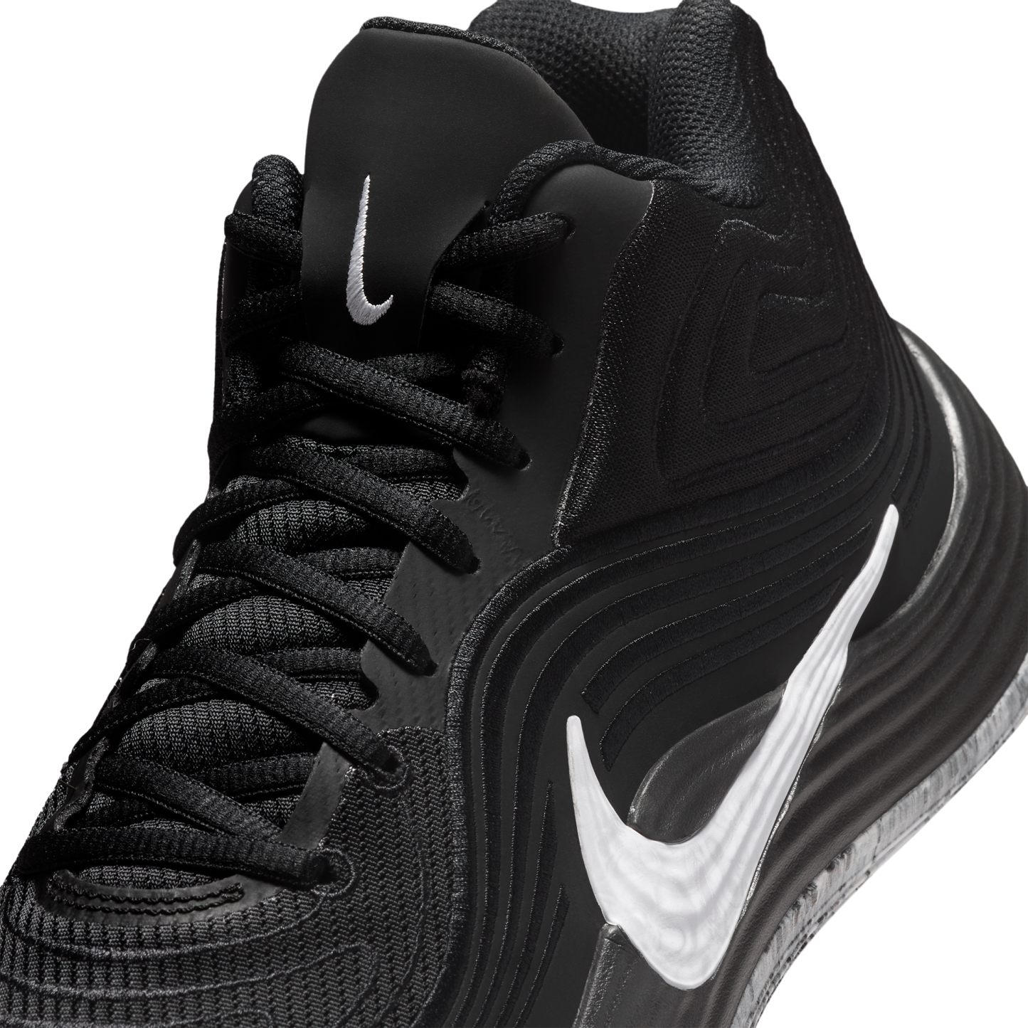 Nike Precision 8 Mid - Black/White/White - Image 6