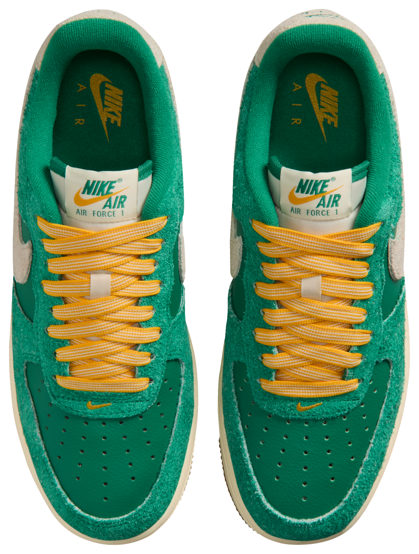 Nike Air Force 1 '07 LE Low - Malachite/Coconut Milk/Univ Gold - Image 4