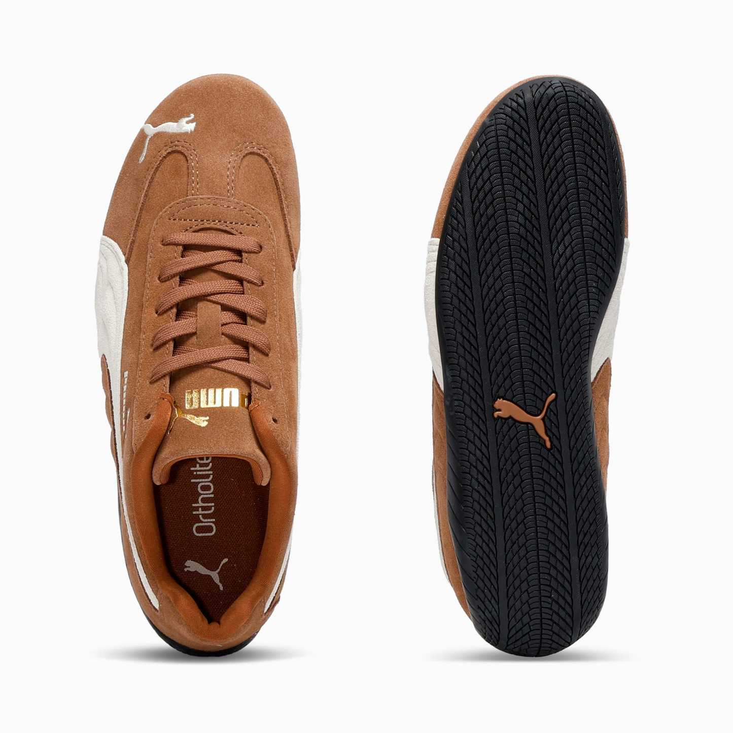 Speedcat OG Big Kids' Sneakers - Haute Coffee-Frosted Ivory - 4