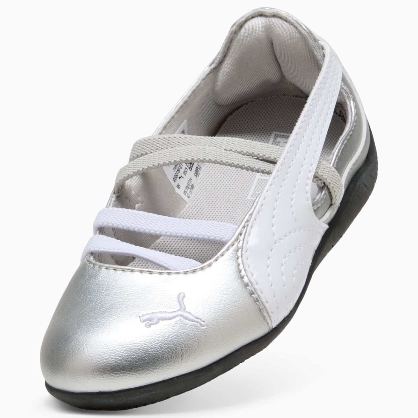 Speedcat Ballet Metallic Little Kids' Shoes - Ash Gray-PUMA White - 6