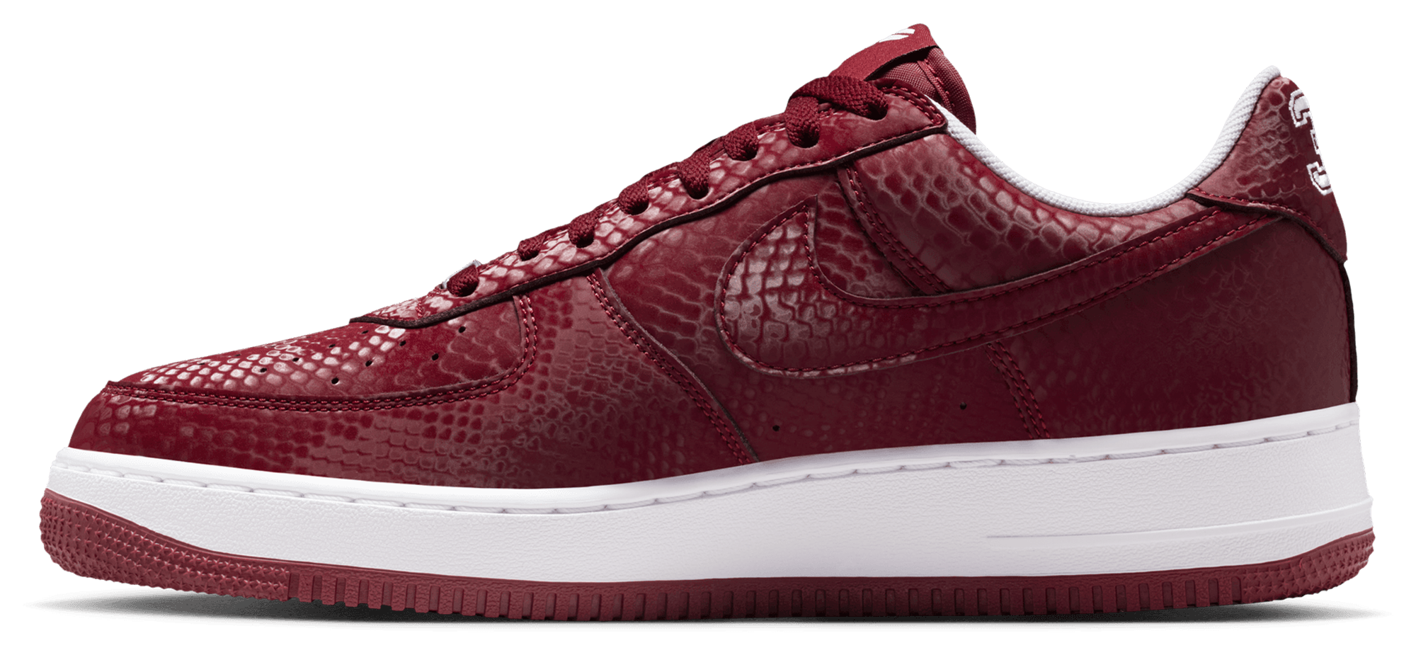 Nike Kobe Air Force 1 Low - Team Red/White - Image 2