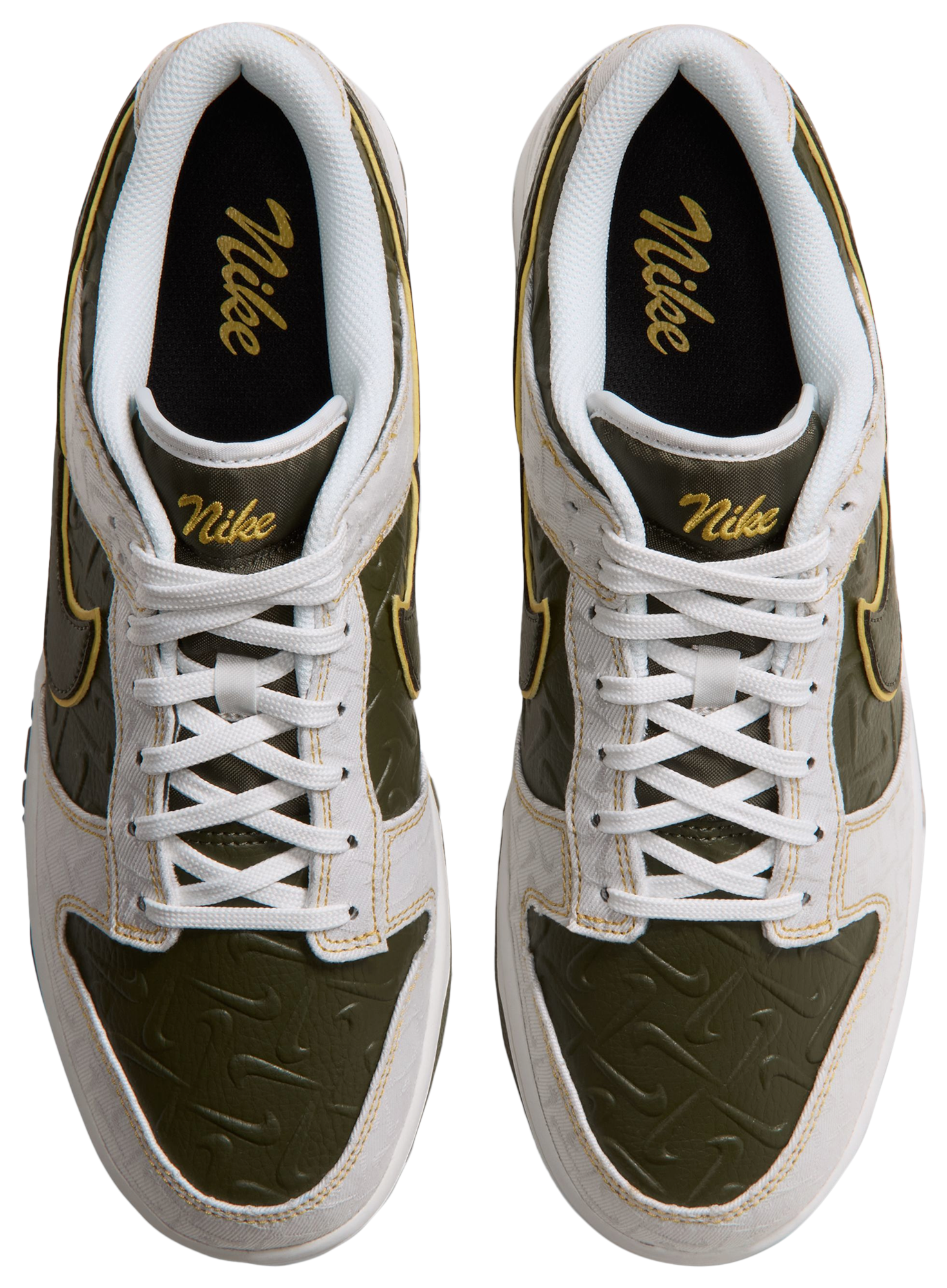 Nike Dunk Low Retro - Yellow Ochre/Summit White/Cargo Khaki - Image 4