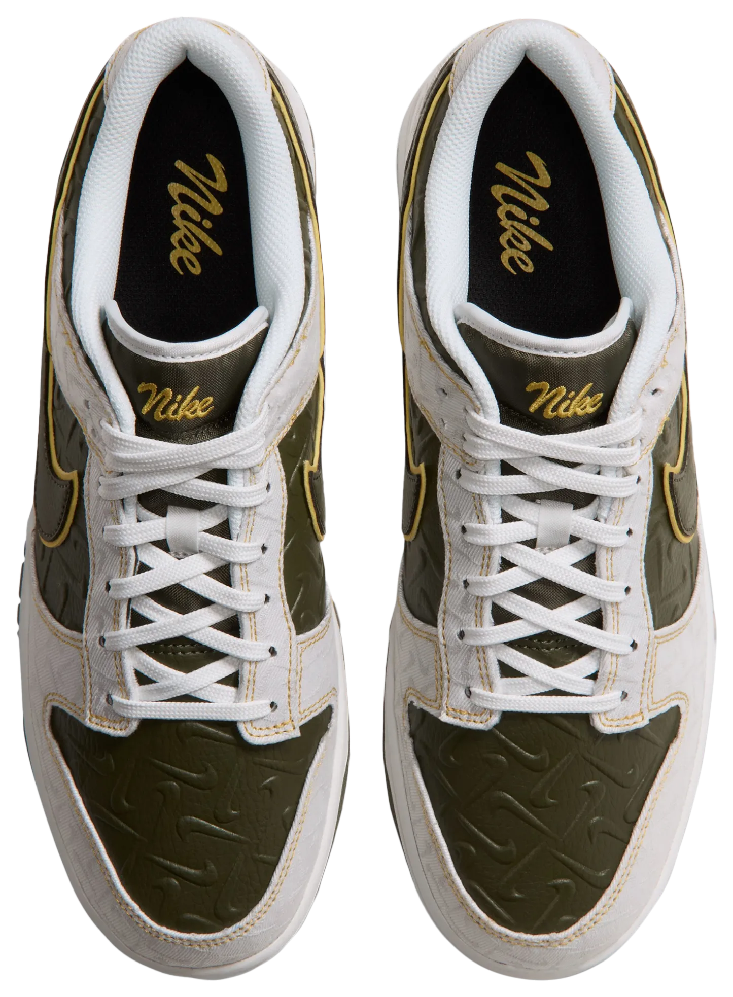 Nike Dunk Low Retro - Yellow Ochre/Summit White/Cargo Khaki - Image 4