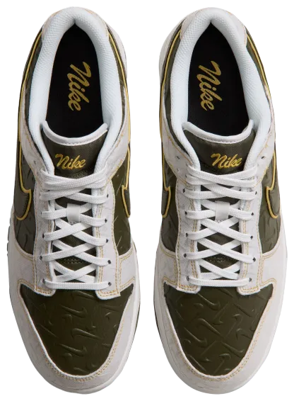 Nike Dunk Low Retro - Yellow Ochre/Summit White/Cargo Khaki - Image 4