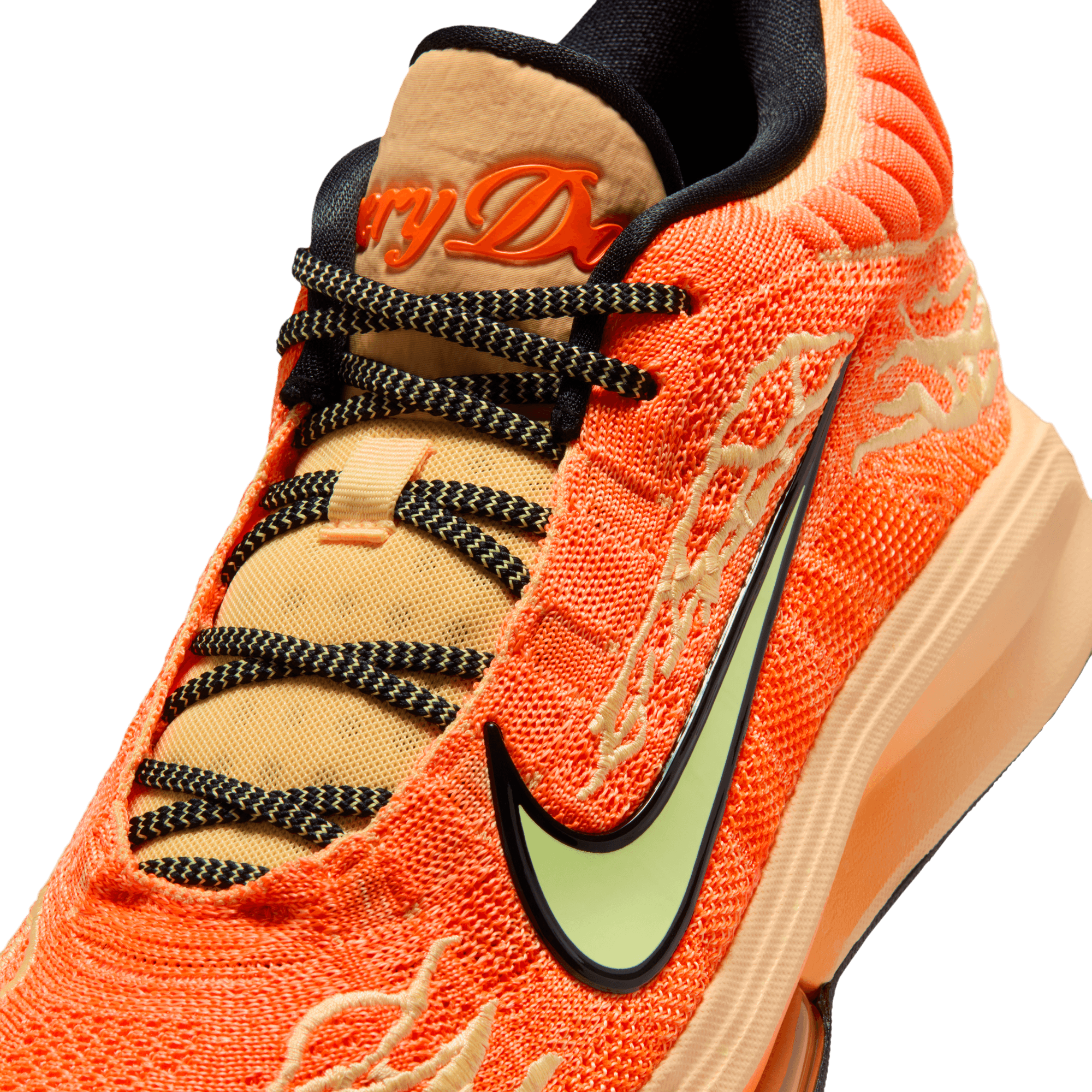 Nike G.T. Hustle 3 - Barely Volt/Melon Tint/Black - Image 7