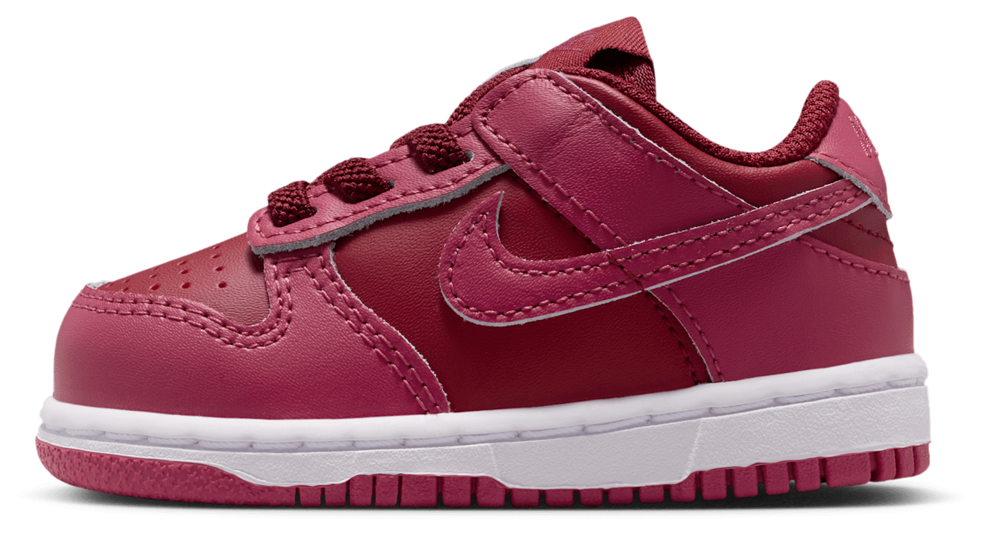 Nike Dunk Low 童款 - Team Red/Sweet Beet/Sweet Beet - Image 2