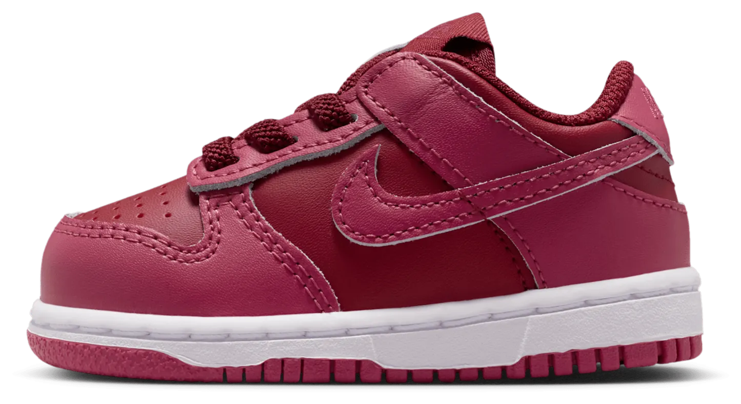 Nike Dunk Low 童款 - Team Red/Sweet Beet/Sweet Beet - Image 2