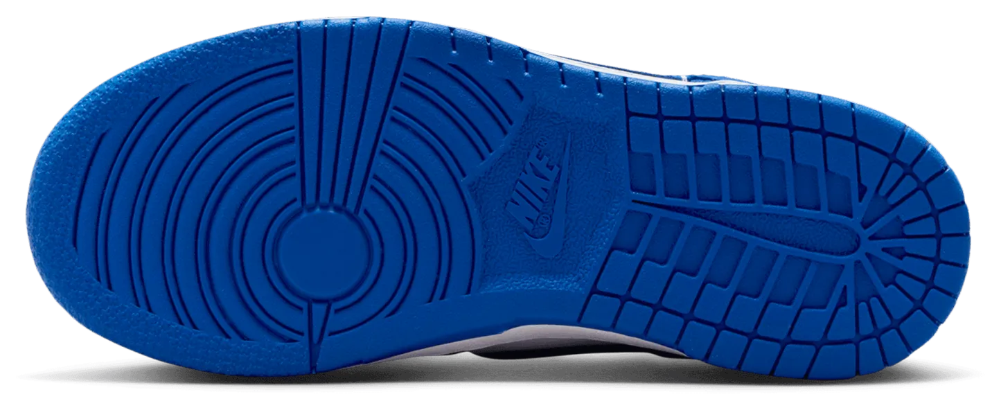 Nike Dunk Low 童款 - White/Hyper Blue - Image 5