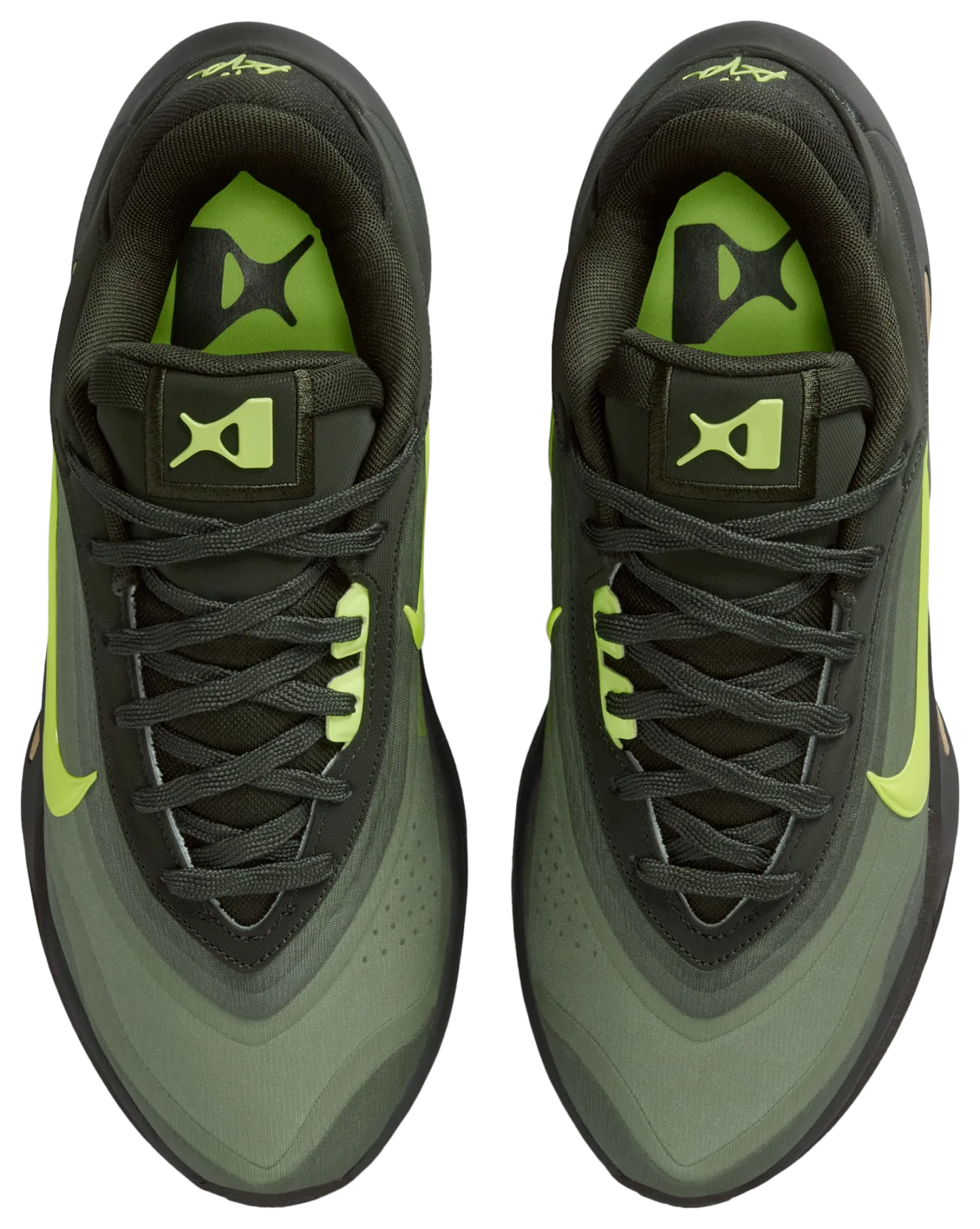 Nike A'One - Sequoia/Volt/Cargo Khaki - Image 4