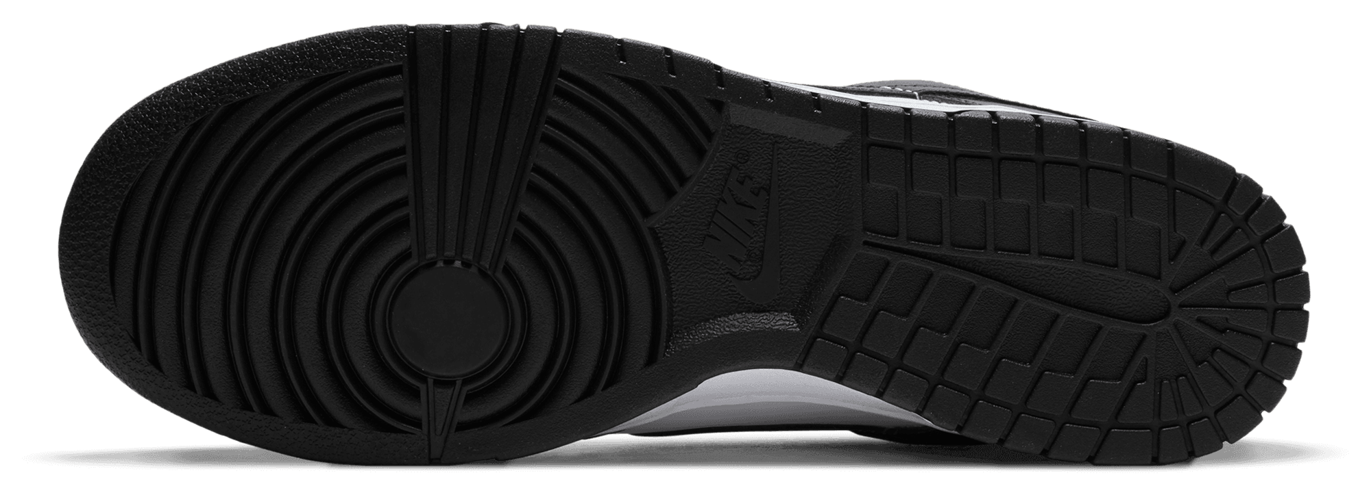 Nike Dunk Low Retro - White/White/Black - Image 5
