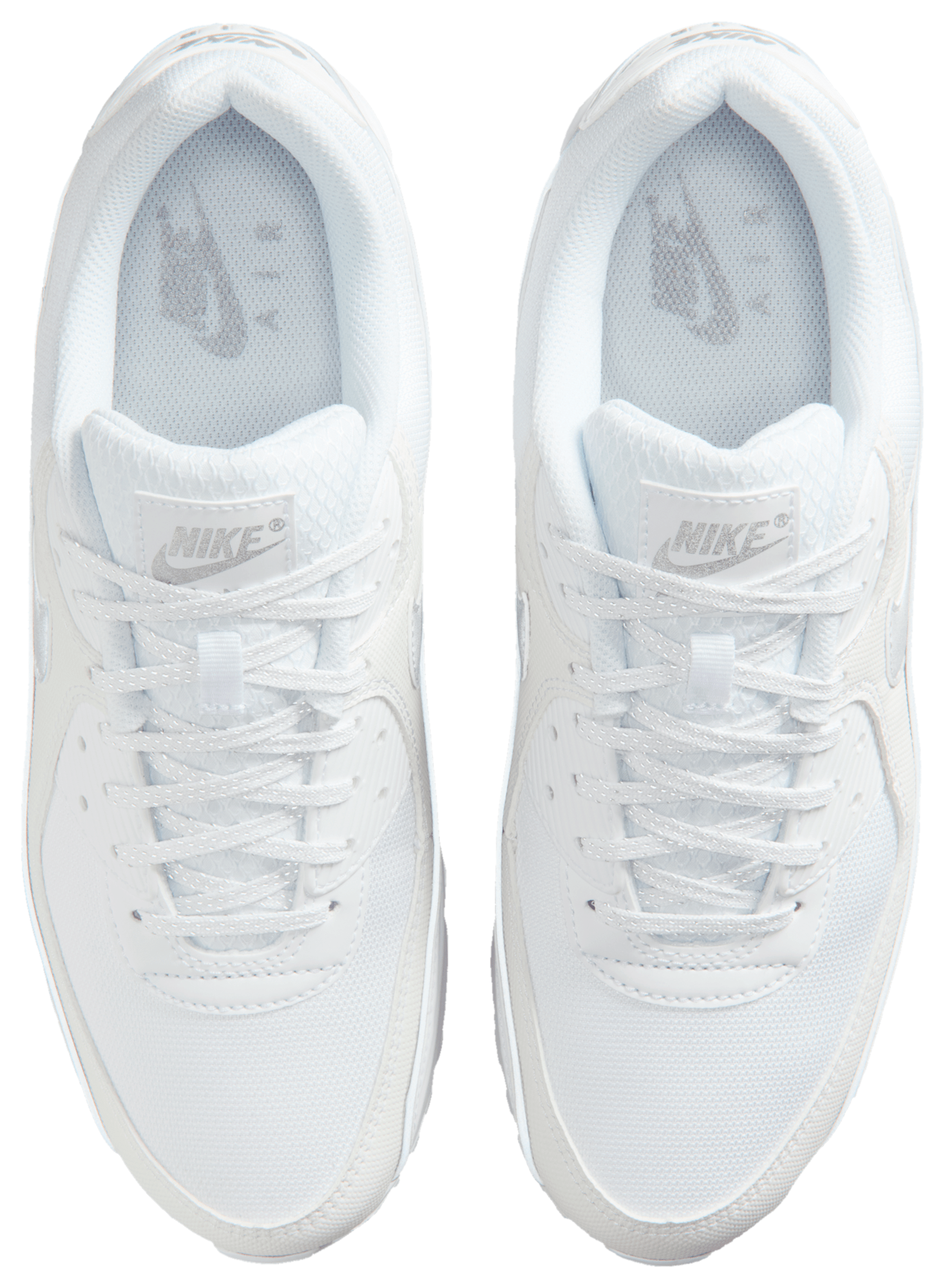 Nike Air Max 90 Prm Reflect - White/Mtlc Silver/White - Image 4
