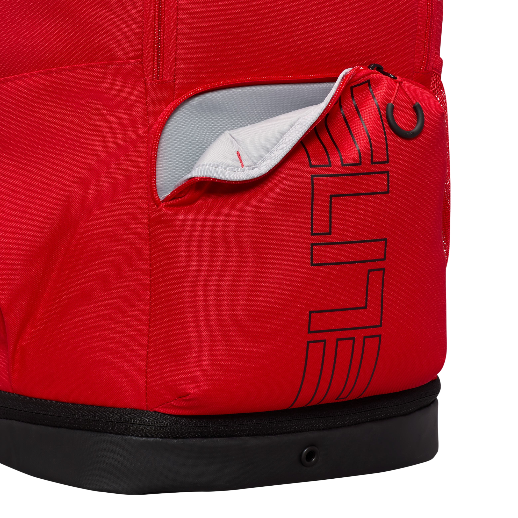 Nike Varsity Elite Backpack - Black/Black/University Red - Image 6