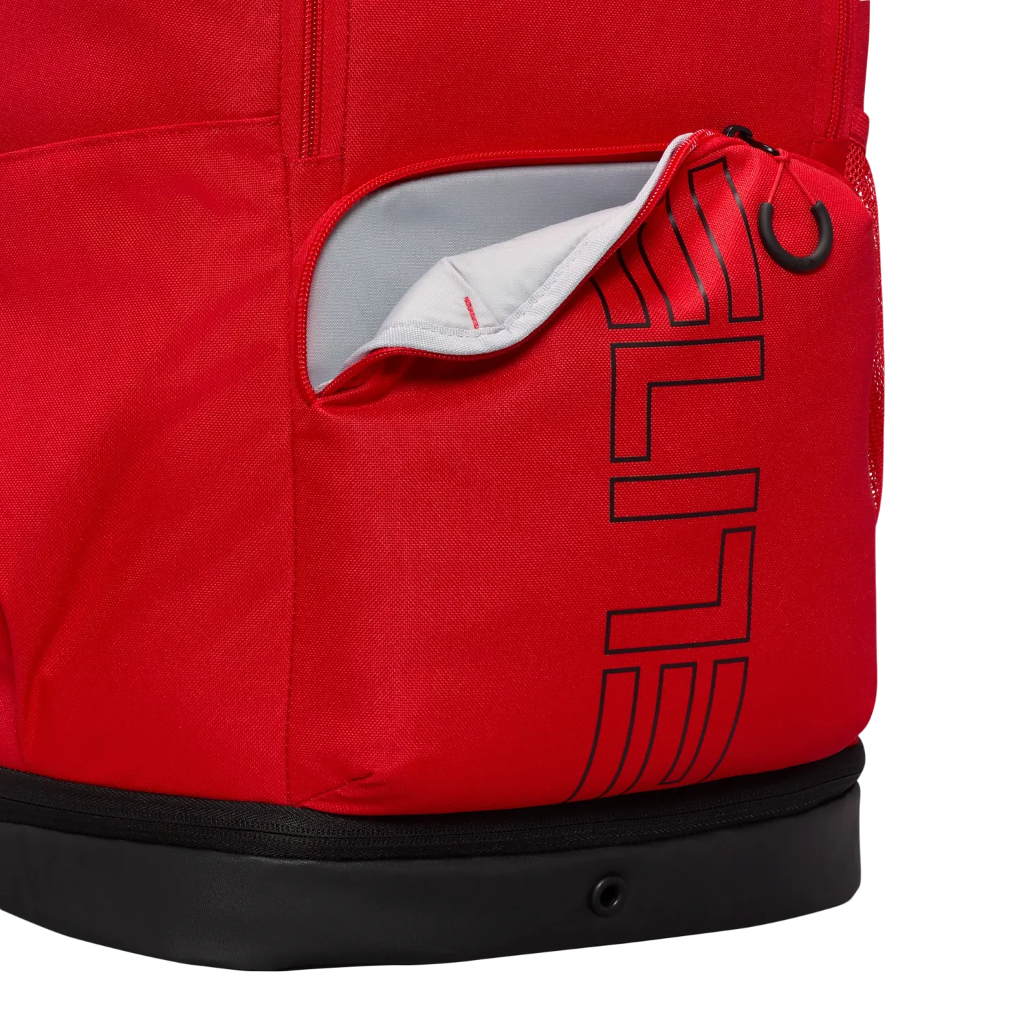 Nike Varsity Elite Backpack - Black/Black/University Red - Image 6