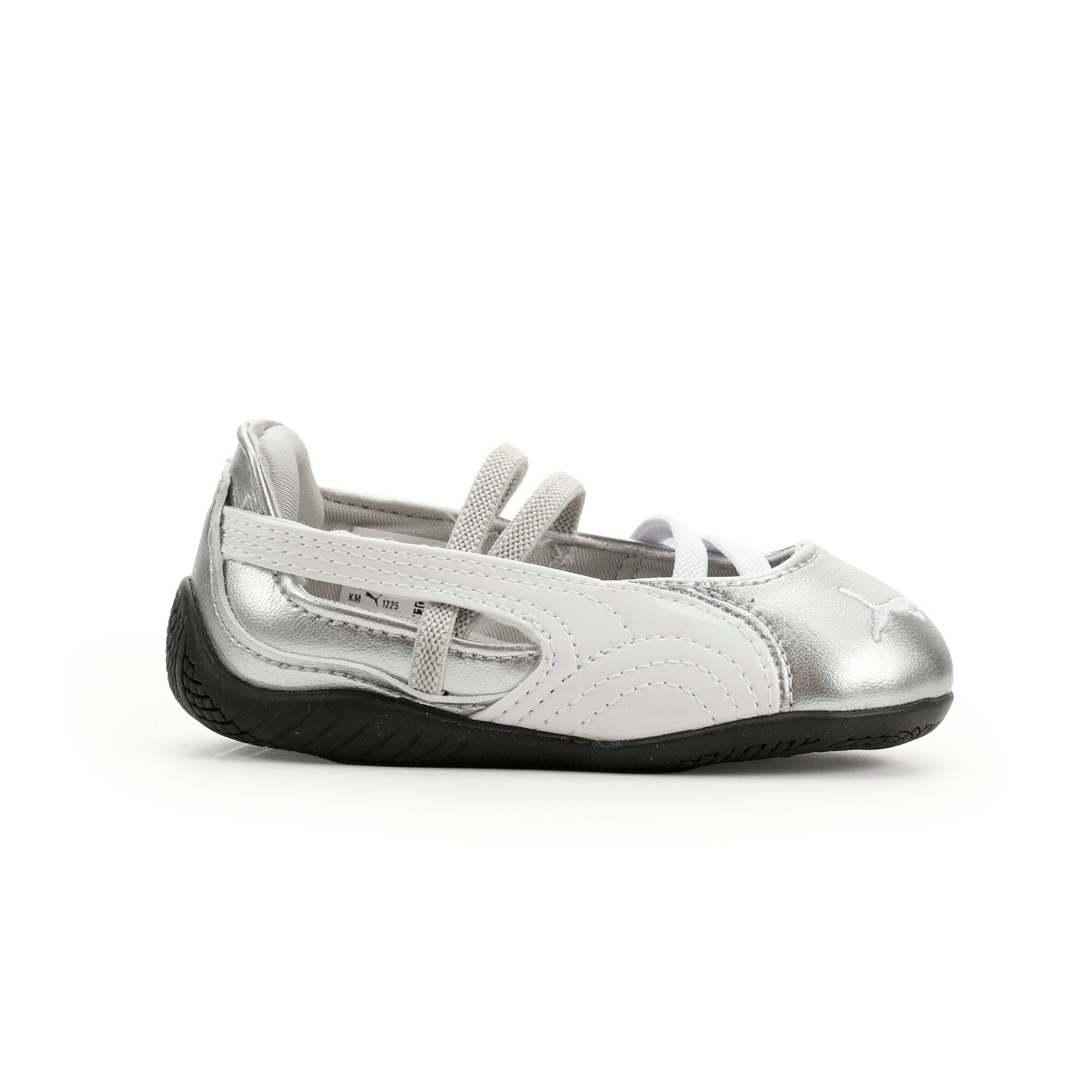 Speedcat Ballet Metallic Toddlers' Shoes - Ash Gray-PUMA White - 7