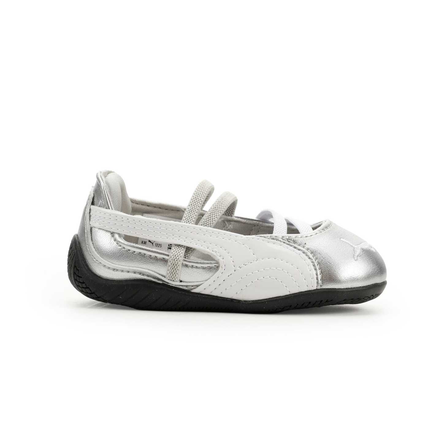 Speedcat Ballet Metallic Toddlers' Shoes - Ash Gray-PUMA White - 7