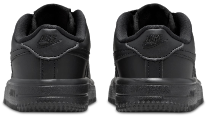 Nike Air Force 1 Low Lace 童款 - Black/Black - Image 3