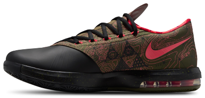 Nike Zoom KD Retro 6 - Green/Red/Black - Image 2