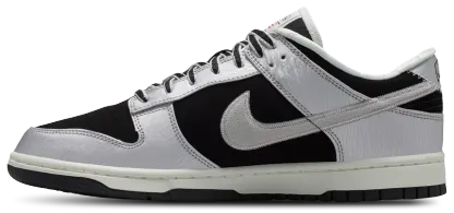 Nike Dunk Low - Black/Silver/Red - Image 2