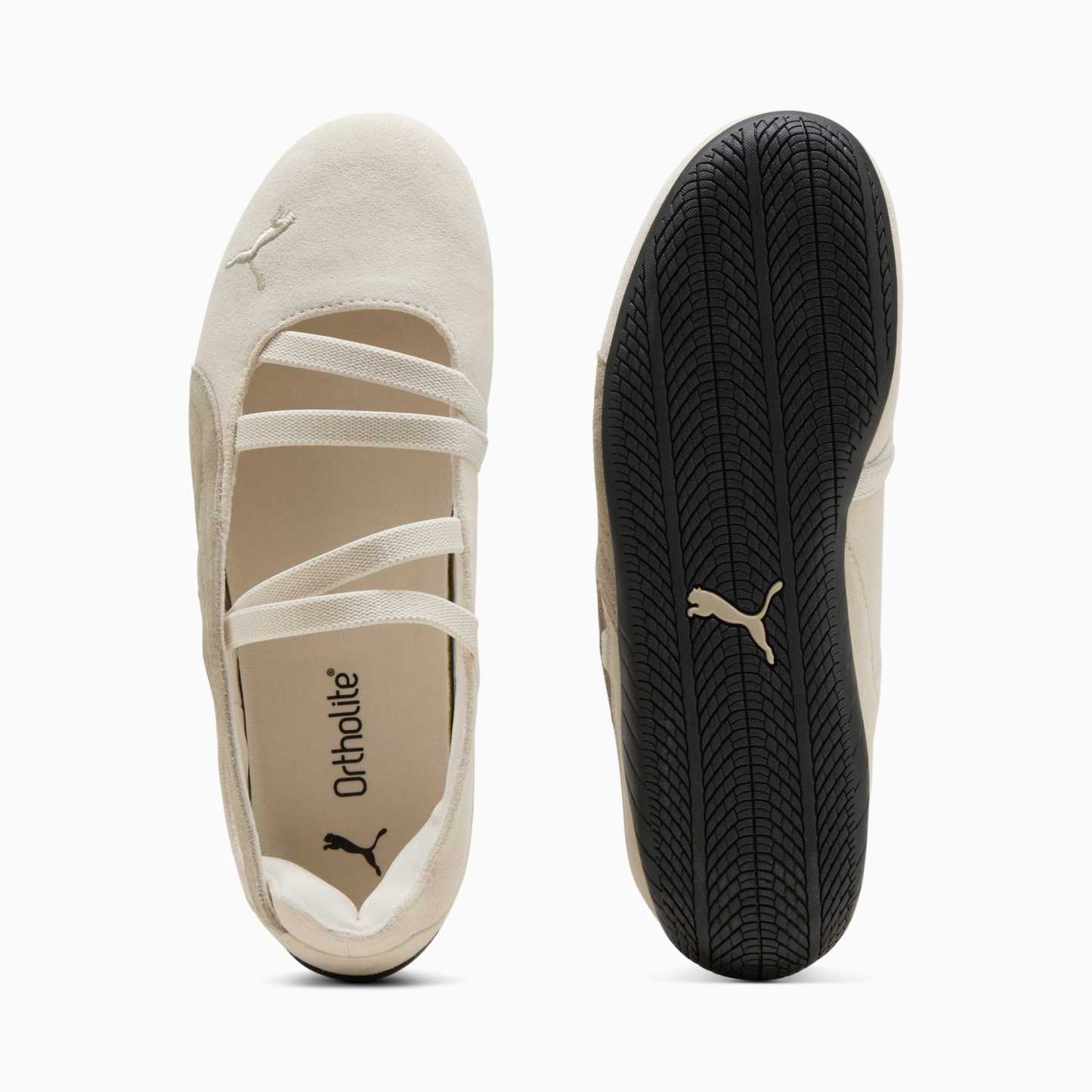 Speedcat Ballet Suede Women's Sneakers - Alpine Snow-PUMA Black - 6