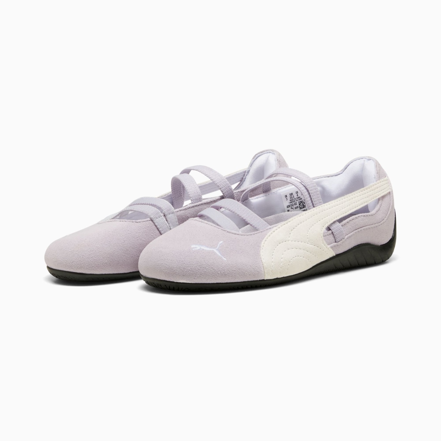 Speedcat Ballet Suede Big Kids' Sneakers - Lavender Pop-PUMA White - 2