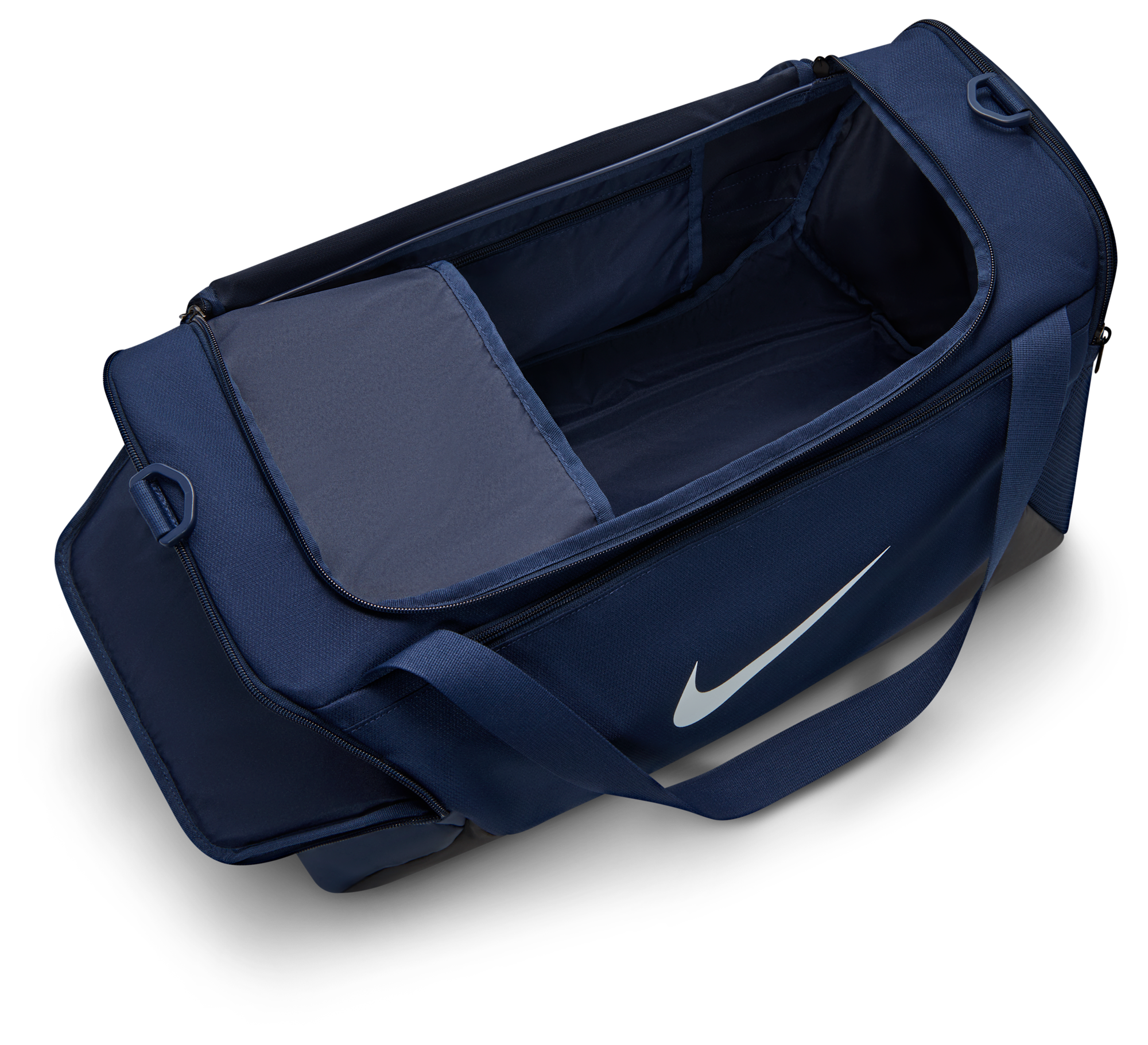 Nike Brasilia Small Duffel - Midnight Navy/White/Black - Image 4