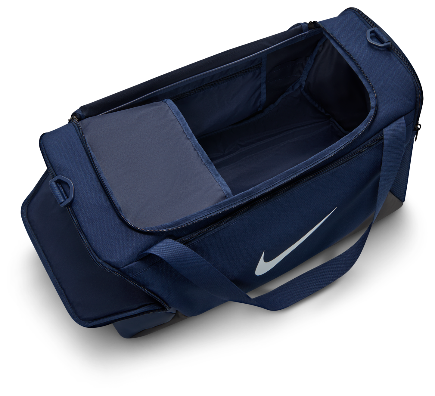 Nike Brasilia Small Duffel - Midnight Navy/White/Black - Image 4