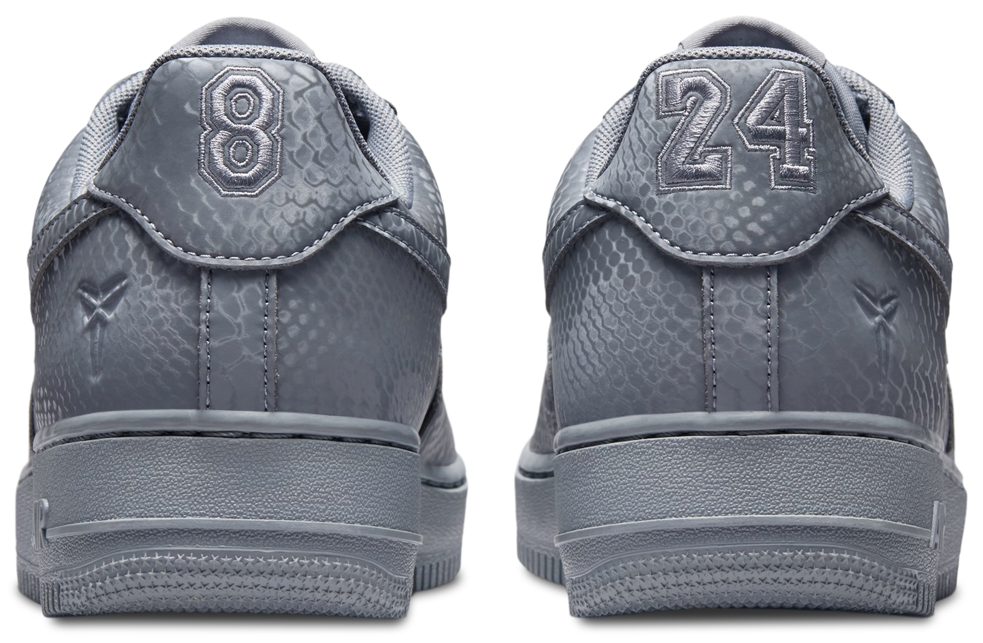 Nike Kobe Air Force 1 Low - Wolf Grey/Grey - Image 3