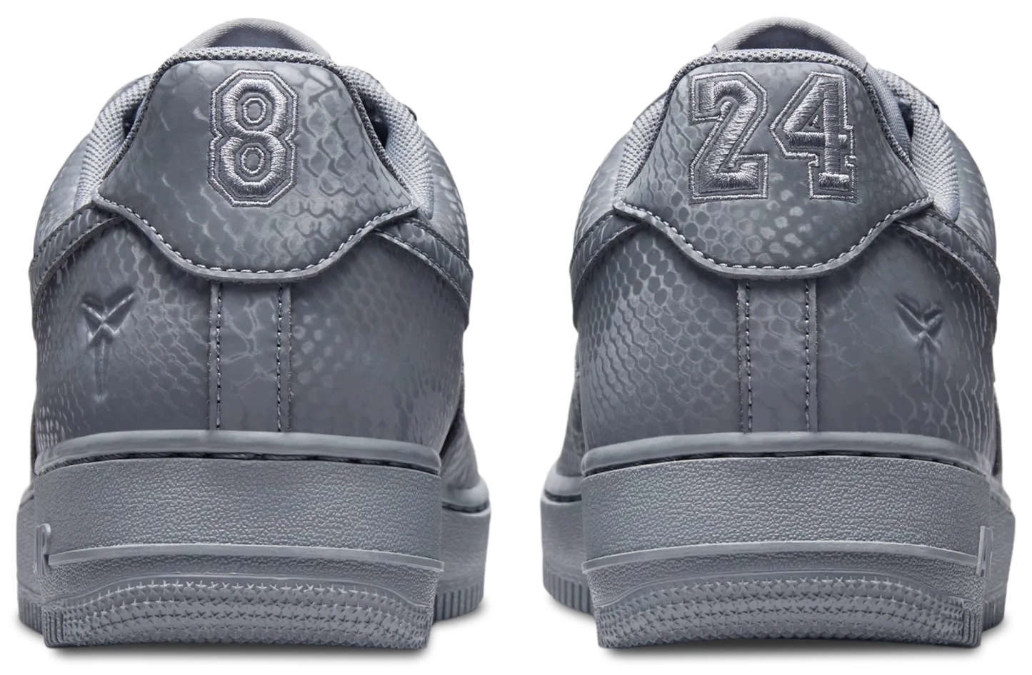 Nike Kobe Air Force 1 Low - Wolf Grey/Grey - Image 3