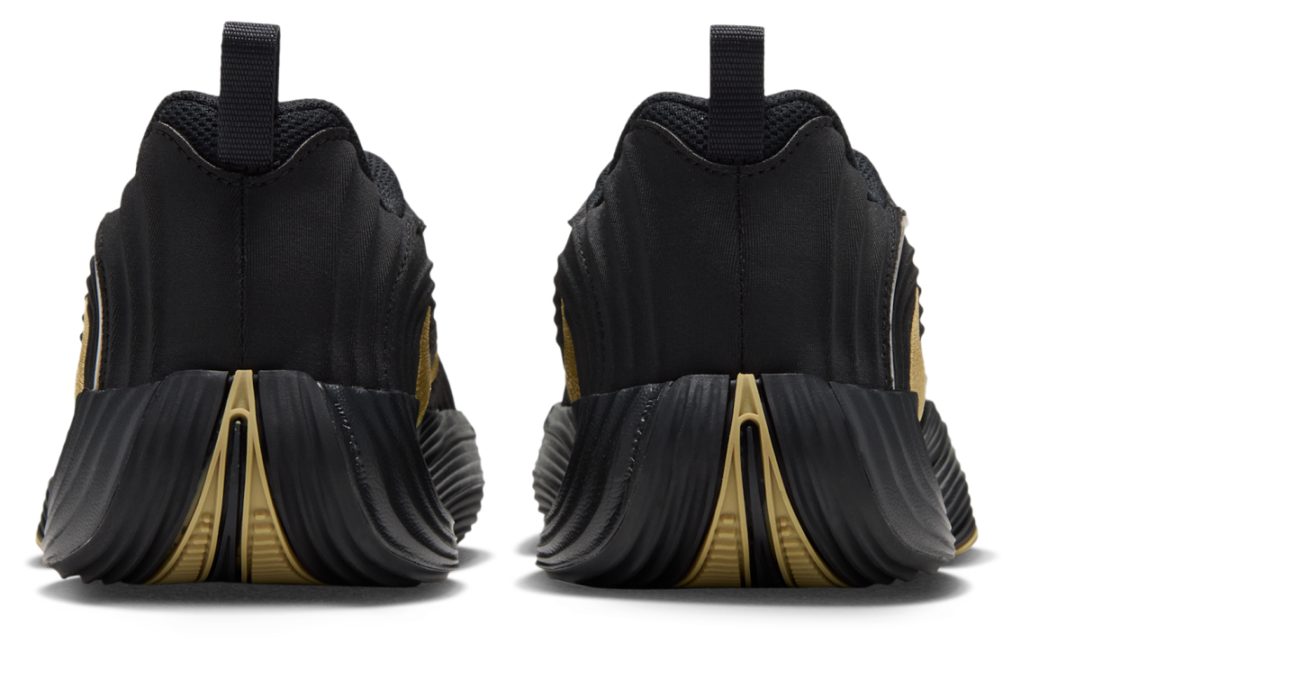 Nike Giannis Immortality 5 童款 - Black/Metallic Gold/Gum Lt Brown - Image 3
