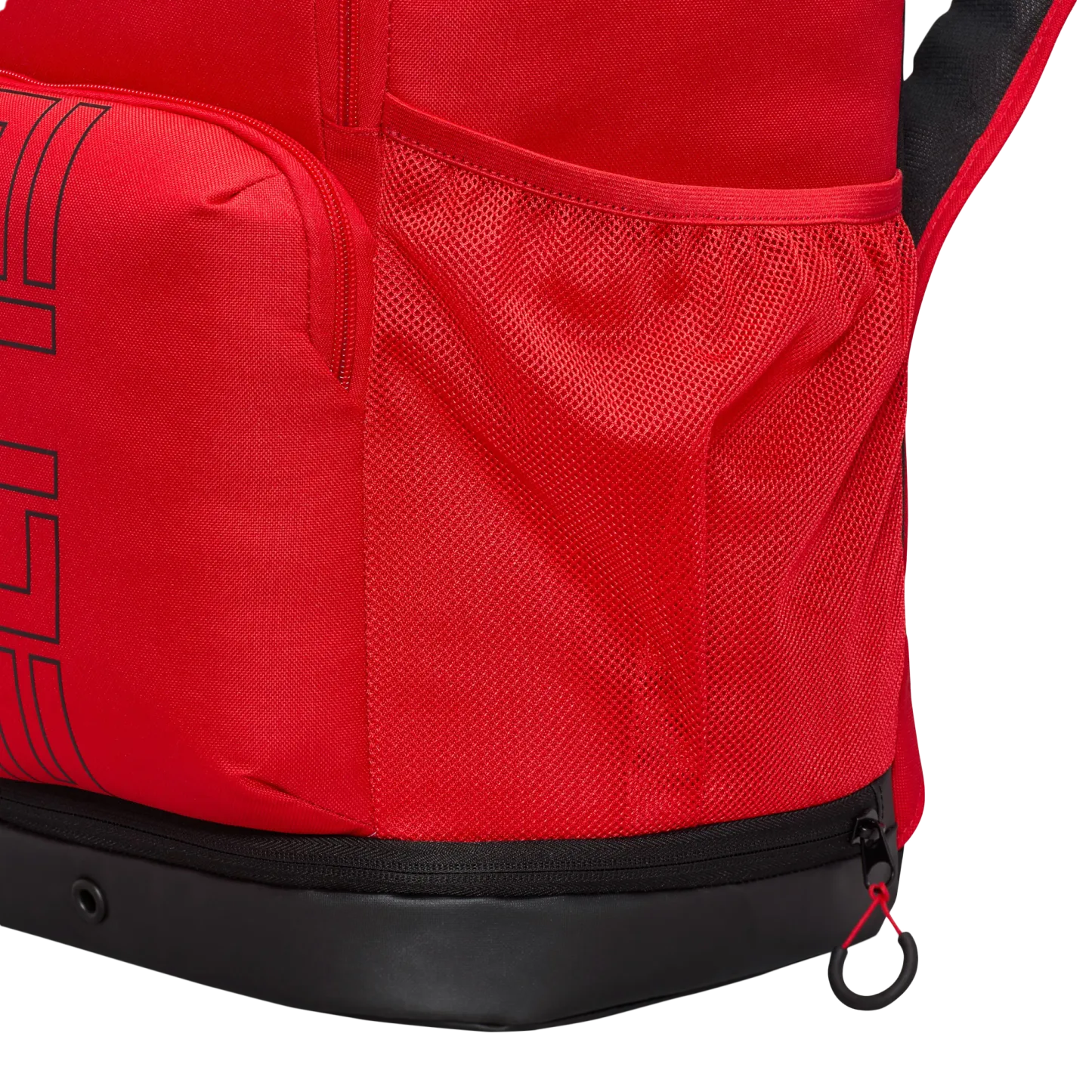 Nike Varsity Elite Backpack - Black/Black/University Red - Image 9
