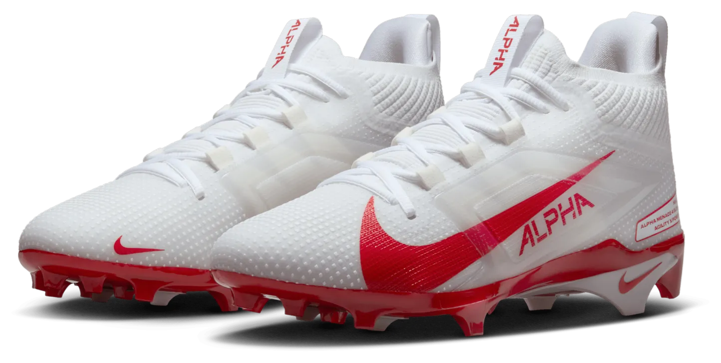 Nike Alpha Menace 4 Elite - Univ Red/White/Univ Red - Image 6
