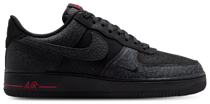 Nike Air Force 1 Low LE - Black/Tough Red/Dark Smoke Grey - Image 1