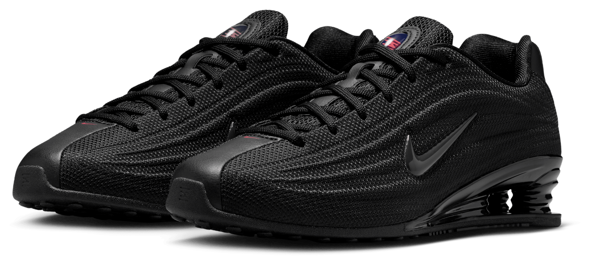 Nike Shox Z - Black/Black/Univ Red - Image 6