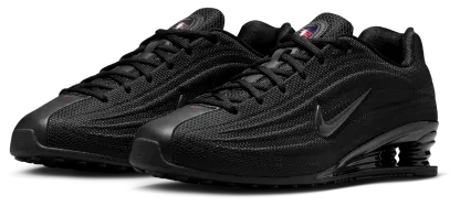 Nike Shox Z - Black/Black/Univ Red - Image 6