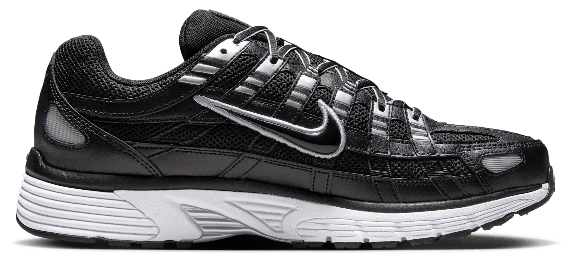 Nike P-6000 - White/Black/Mtlc Silver - Image 1