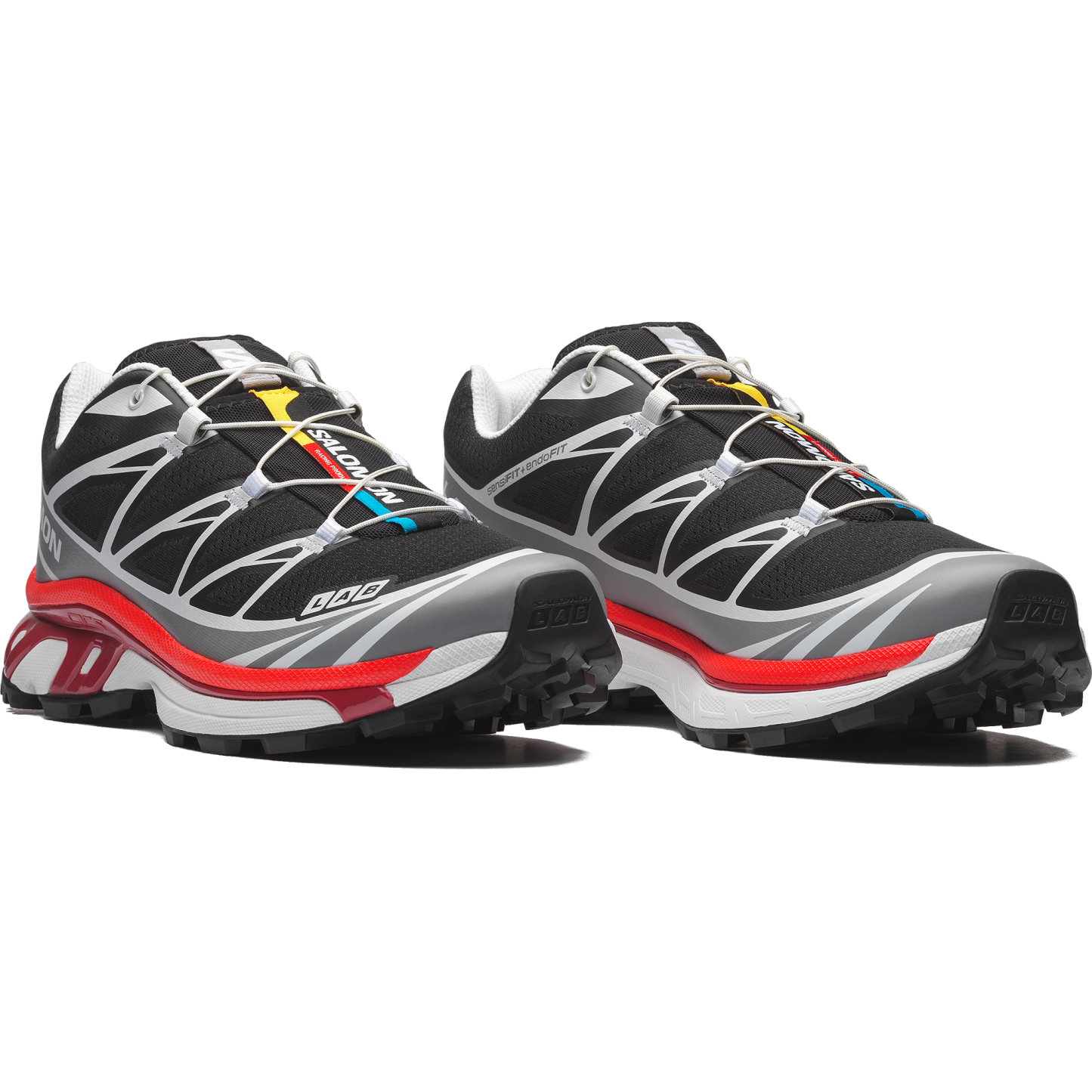 Salomon XT-6 - Alloy / Black / Lava Falls - View 3