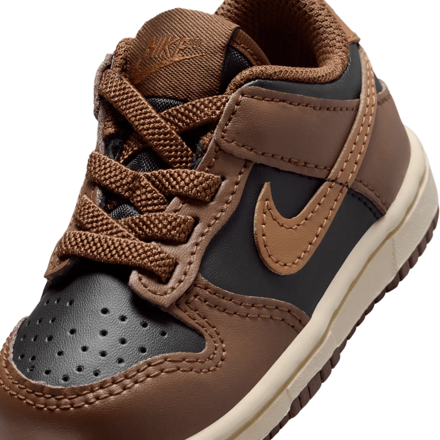 Nike Dunk Low 童款 - Brown/Black - Image 7