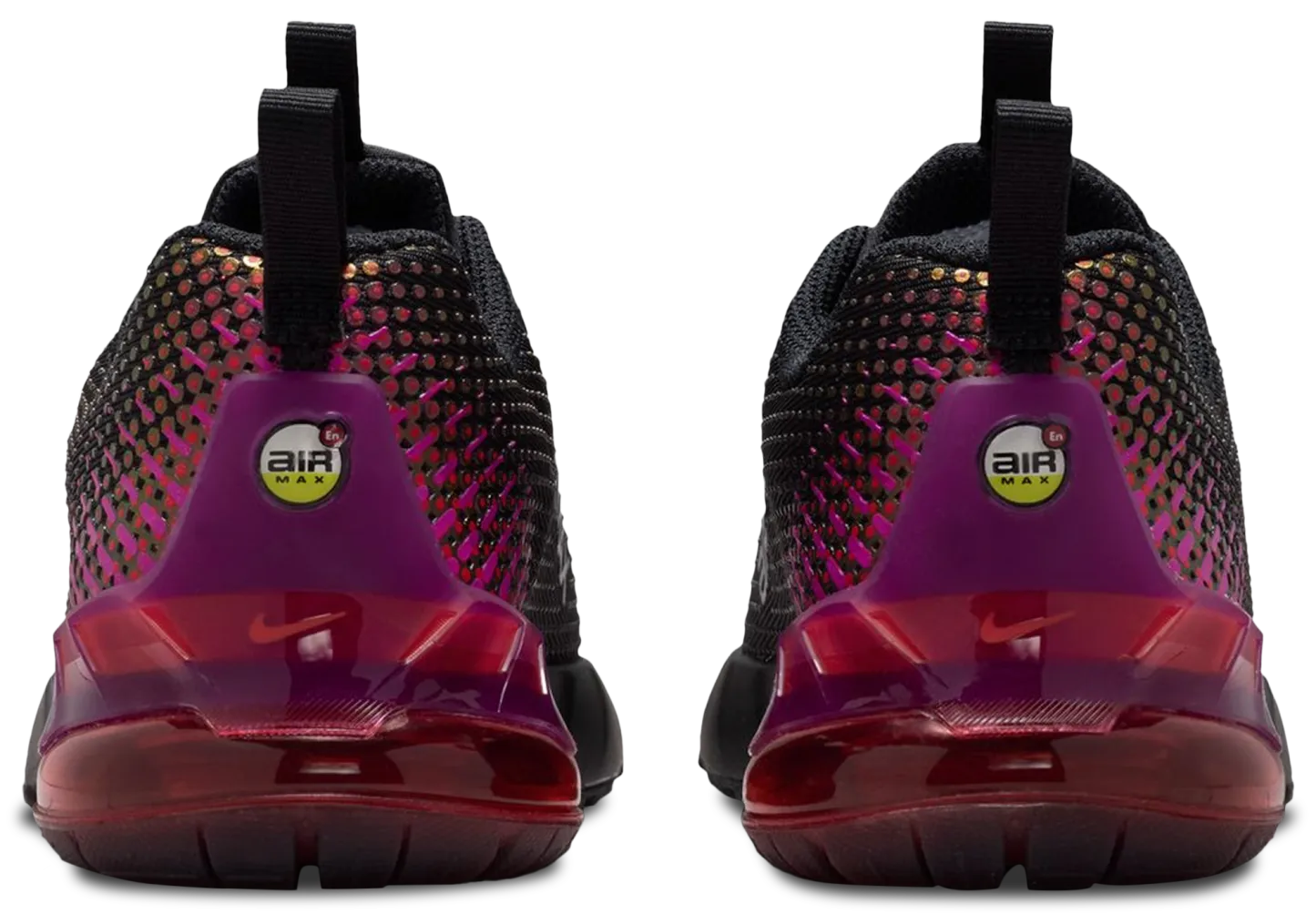 Nike Air Max Phoenix 童款 - Black/Vivid Purple/Challenge Red - Image 3
