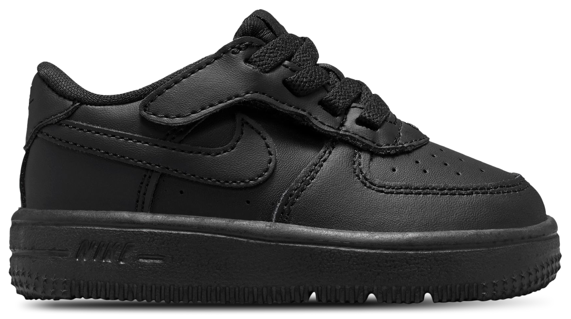 Nike Air Force 1 童款 - Black/Black - Image 1