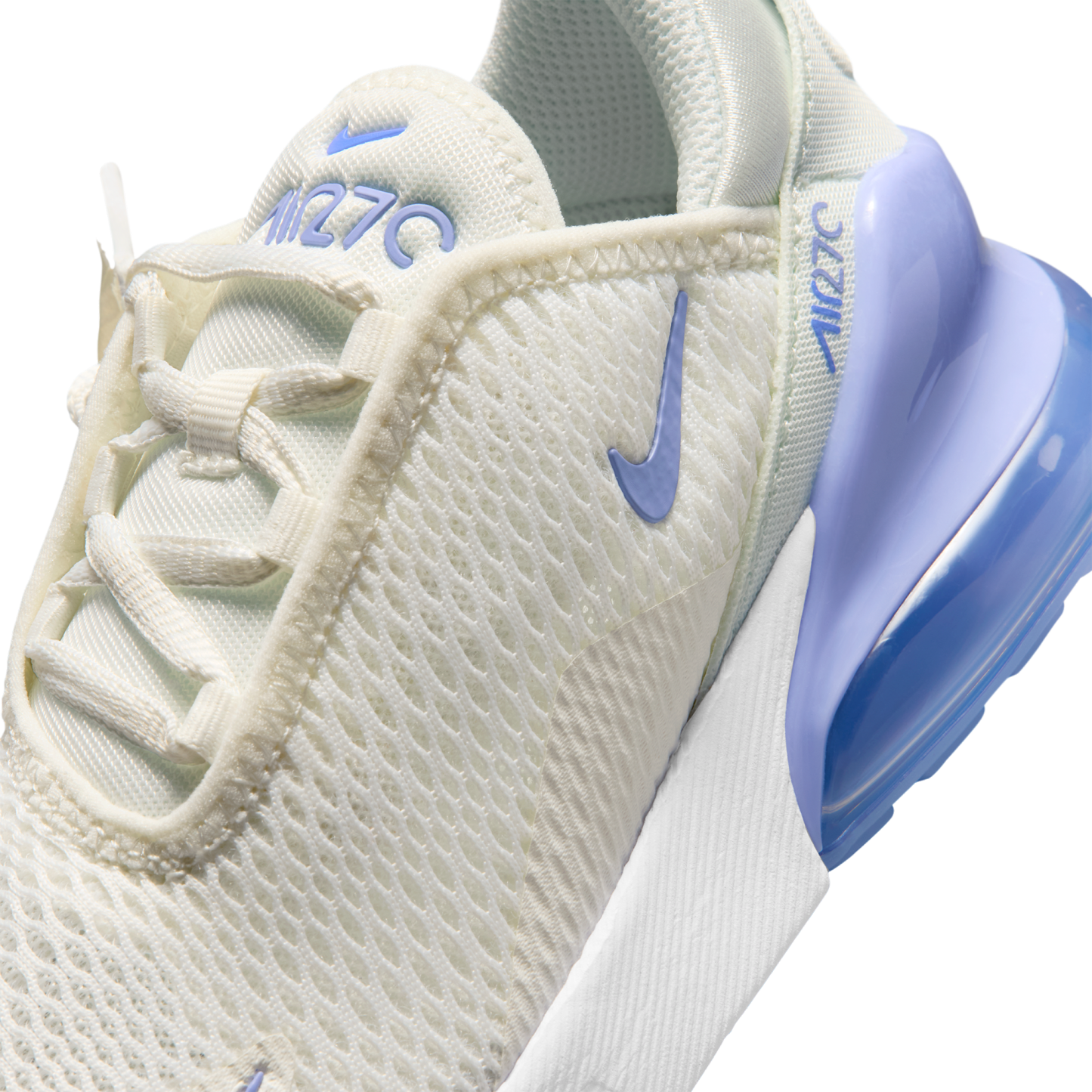Nike Air Max 270 童款 - Sail/Lt Thistle/Sapphire - Image 7