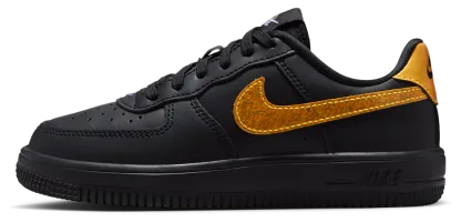 Nike Air Force 1 Low 童款 - Black/Purple - Image 2