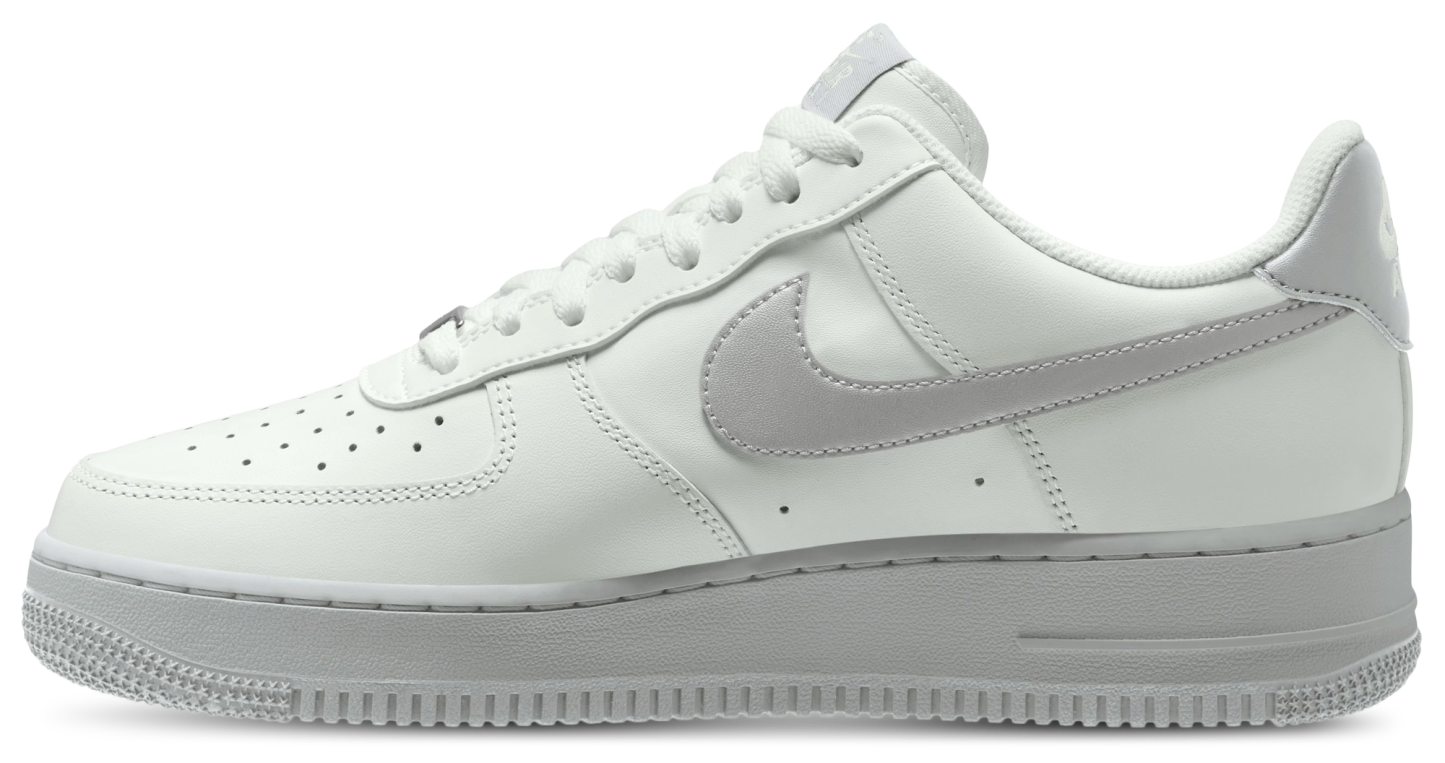 Nike Air Force 1 Low '07 - Summit White/Summit White/Strata Gray - Image 2