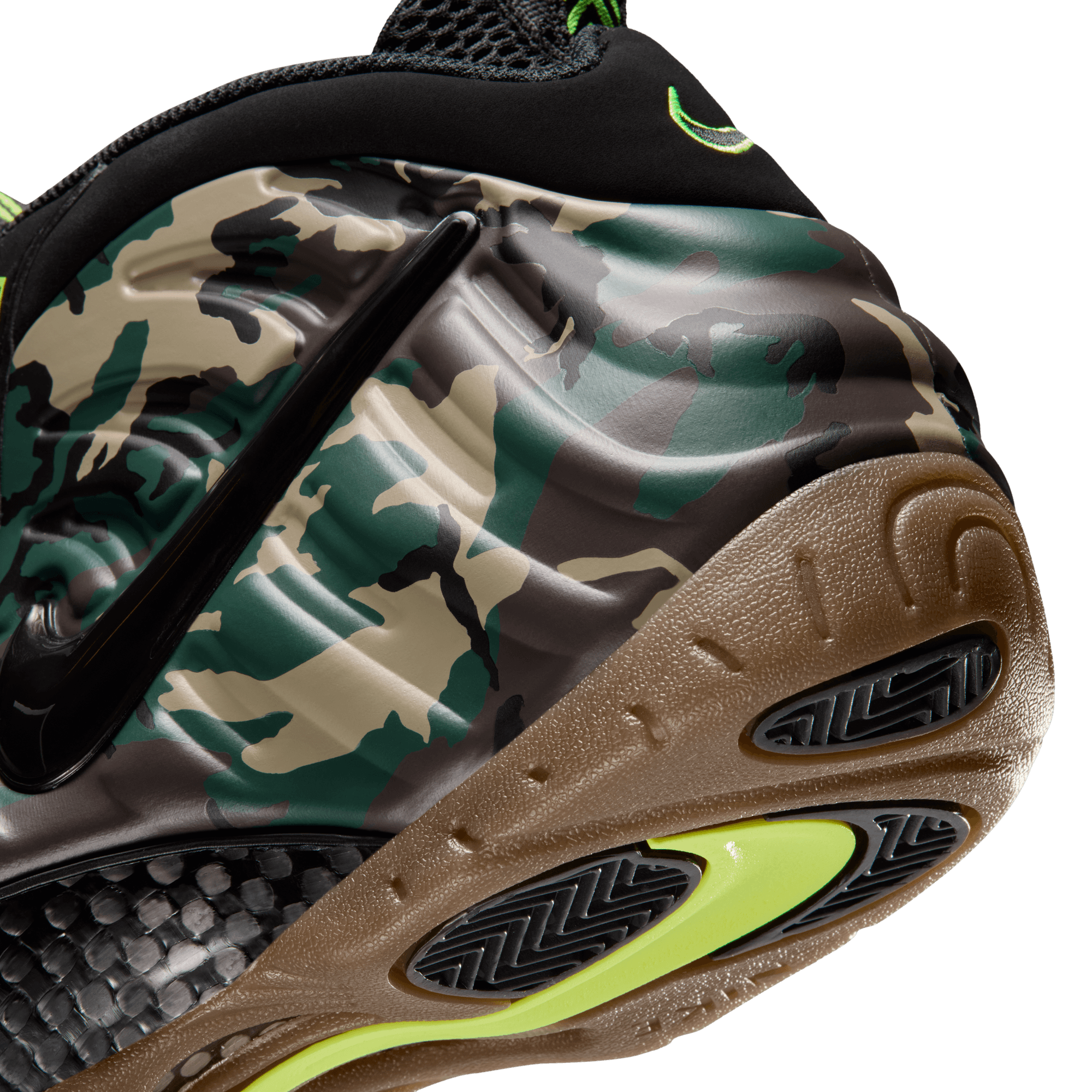 Nike Air Foamposite Pro - Black/Green - Image 8